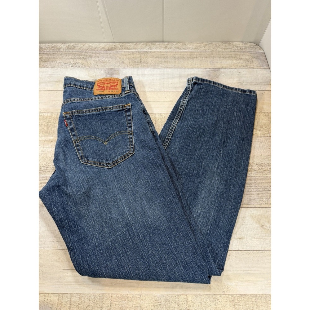 Levi's‎ 559 Relaxed Straight Jeans Men's 32x32 Water Blue Denim Pants